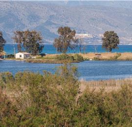 3 bedroom villa with pool & sea view, near Acharavi, sleeps 6